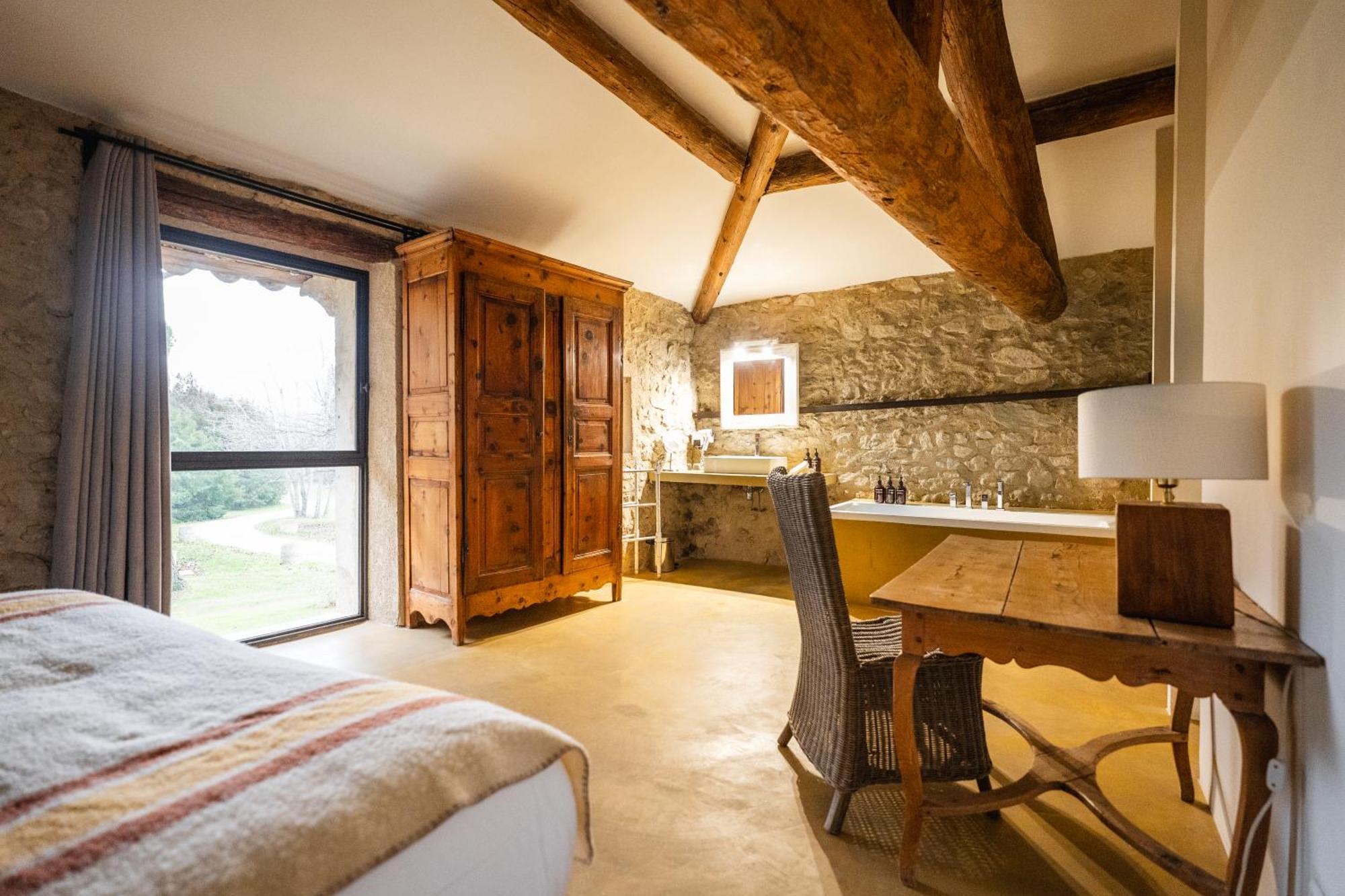Le Galinier Lourmarin, A Beaumier Guesthouse 卢马罕 客房 照片